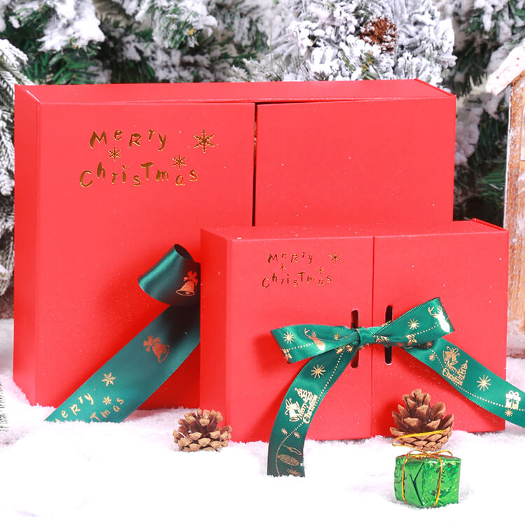 Christmas Boxes With Flap Lid